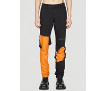 Raf Simons Destroyed Double Jeans -  Jeans Orange 28|Raf Simons Destroyed Double Jeans -  Jeans Orange 30|Raf Simons Destroyed Double Jeans -  Jeans Orange 32