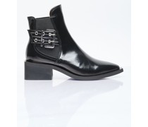 Chunky Buckle Chelsea Boots
