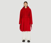 Stella McCartney Fringed Teddy Coat - Frau Mäntel Red It - 38|Stella McCartney Fringed Teddy Coat - Frau Mäntel Red It - 40