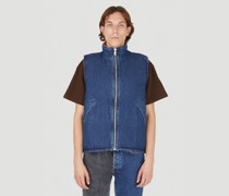 (Di)vision x Won Hundred Padded Vest -  Jacken Blue S|(Di)vision x Won Hundred Padded Vest -  Jacken Blue L