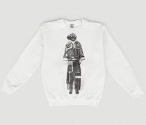 DRx FARMAxY FOR LN-CC Graphic Print Sweatshirt -  Sweatshirts White S