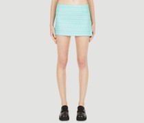 Quilted Heart Mini Skirt -  Röcke