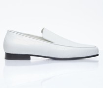 Croco Oval Loafers