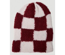 Mohawk Slouchy Check Beanie -  Hats