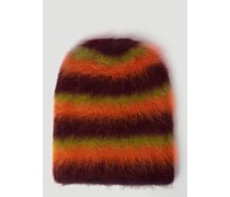 Fuzzy Knit Beanie Hat -  Hats