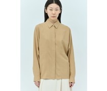 Panelled Silk Shirt