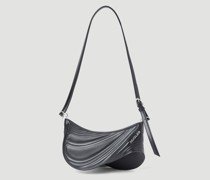 Mugler Medium Spiral Curve 01 Shoulder Bag - Frau Schultertaschen Black One Size