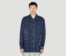 Contrast Stitch Flannel Shirt