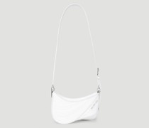 Mugler Spiral Curve 01 Shoulder Bag - Frau Schultertaschen White One Size