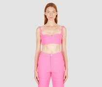 Marco Rambaldi Quilted Heart Top - Frau Tops Pink Xs|Marco Rambaldi Quilted Heart Top - Frau Tops Pink S|Marco Rambaldi Quilted Heart Top - Frau Tops Pink M|Marco Rambaldi Quilted Heart Top - Frau Tops Pink L