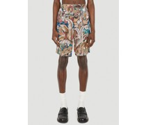 Abstract Motif Board Shorts -  Shorts  S