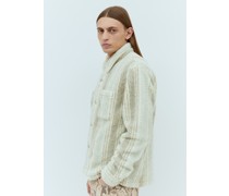 Stripe Sherpa Teddy Shirt