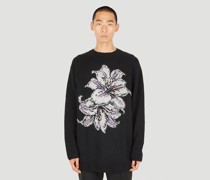 Intarsia Flower Sweater