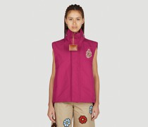 1 Moncler JW Anderson Tryfan Gilet Jacket - Frau Jacken Pink 1|1 Moncler JW Anderson Tryfan Gilet Jacket - Frau Jacken Pink 0