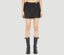 Quilted Buckle Mini Skirt -  Röcke  It - 38