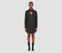 Vivienne Westwood Heart Shirt Dress - Frau Kleider Black It - 42