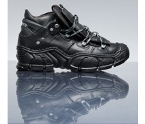X New Rock Leather Sneakers