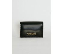 Brushed Leather Business Card Case