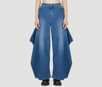 Burberry Draped Jeans - Frau Jeans Blue 26