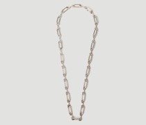 Charlotte CHESNAIS Binary Chain Necklace -  Schmuck Silver One Size