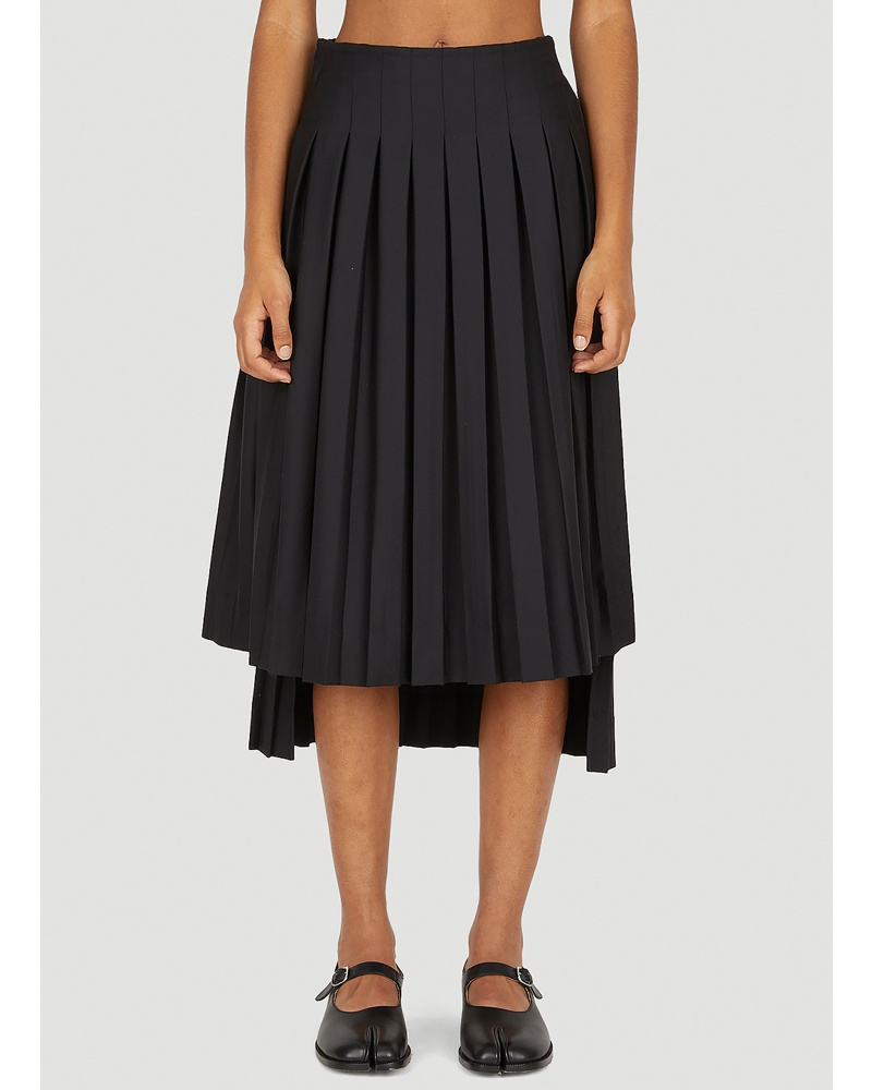 Simone Rocha Damen Simone Rocha Pleated Apron Skirt Frau Röcke Black Uk 10 Simone Rocha Damen Simone Rocha Pleated Apron Skirt Frau Röcke Black Uk 10