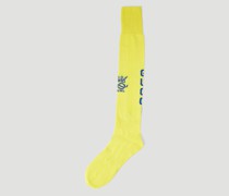 Gucci Logo Sports Socks - Mann Socken Yellow M|Gucci Logo Sports Socks - Mann Socken Yellow L|Gucci Logo Sports Socks - Mann Socken Yellow S