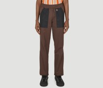 (Di)vision Split Panel Track Pants -  Trainingshosen Brown S