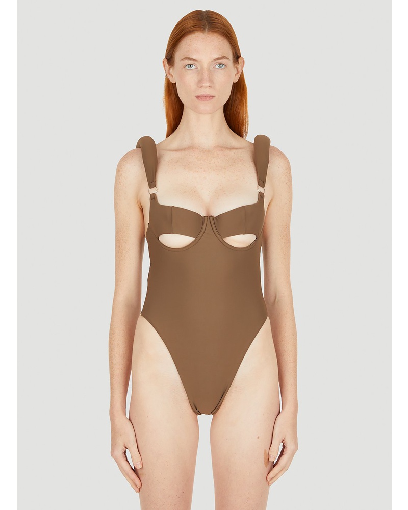 Entire Studios Damen Entire Studios S08 Swimsuit Frau Bademode Brown 10d|Entire Studios S08 Swimsuit Frau Bademode Brown 12b|Entire Studios S08 Swimsuit Frau Bademode Brown 8d|Entire Studios S08 Swimsuit Frau Bademode Brown 14b|Entire Studios S08 Swimsuit