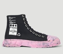 Logo Patch Toe Cap Sneakers