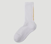 Les Chaussettes Logo Print Socks