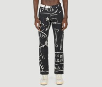 Basquiat Jeans -  Jeans  M