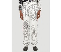 Fluid Abstract Pants