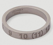 Number Engraved Ring