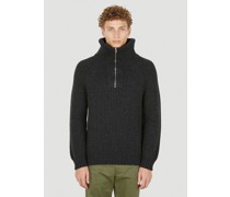 Michel Exaggerated Zip Sweater