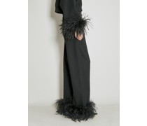Feather Cuffs Track Pants