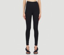 Rear Zip Leggings -  Leggings