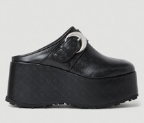 Marine Serre Monogram Platform Mules - Frau Plateauschuhe Black Eu - 38|Marine Serre Monogram Platform Mules - Frau Plateauschuhe Black Eu - 40|Marine Serre Monogram Platform Mules - Frau Plateauschuhe Black Eu - 36|Marine Serre Monogram Platform Mules - Frau Plateauschuhe Black Eu - 39|Marine Serre Monogram Platform Mules - Frau Plateauschuhe Black Eu - 37