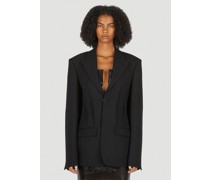 Darted Long Blazer