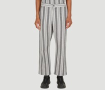 Dobby Stripe Easy Pants