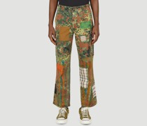 Patchwork Military Pants -  Hosen  Xxl