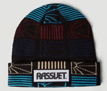 Logo Patch Beanie Hat -  Hats