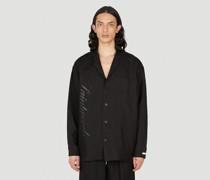 Logo Print Pyjama Shirt -  Hemden  L