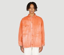 NOTSONORMAL Washed Chore Jacket -  Jacken Orange S|NOTSONORMAL Washed Chore Jacket -  Jacken Orange M