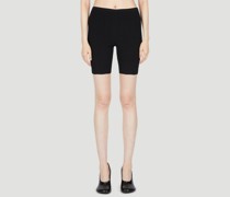 Embroidered Logo Cycling Shorts -  Shorts  Xs