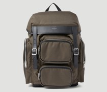 Saint Laurent City Multipocket Backpack - Mann Rucksäcke Khaki One Size