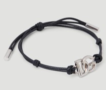 Monogram Plaque Cord Bracelet