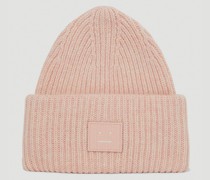 Face Patch Beanie Hat