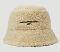 Stella McCartney Faux Fur Bucket Hat - Frau Hats Cream 57
