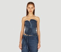 Denim Corset -  Tops