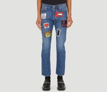 x Keith Haring Jeans